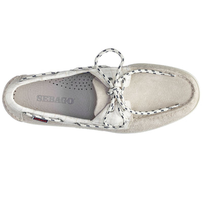Docksides Man PORTLAND TACK Mocassin OLIVE-WHITE Dressed Back (jpg Rgb)		
