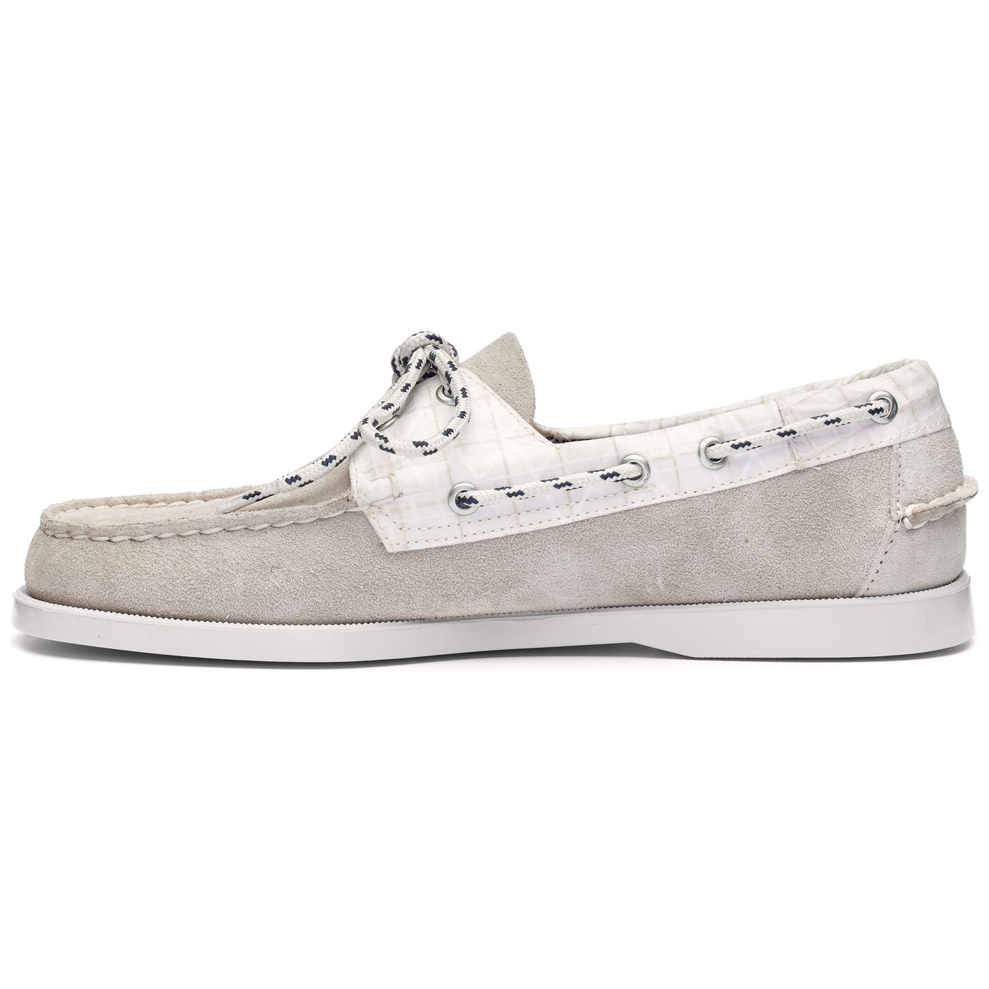 Docksides Man PORTLAND TACK Mocassin OLIVE-WHITE Dressed Side (jpg Rgb)		