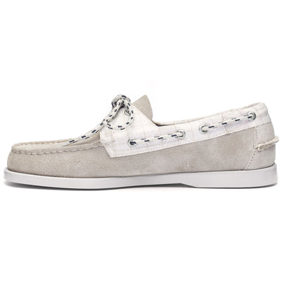 Docksides Man PORTLAND TACK Mocassin OLIVE-WHITE Dressed Side (jpg Rgb)		