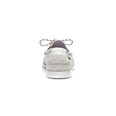 Docksides Man PORTLAND TACK Mocassin OLIVE-WHITE Detail (jpg Rgb)			