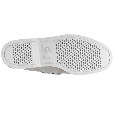 Docksides Man PORTLAND TACK Mocassin OLIVE-WHITE Dressed Front (jpg Rgb)	