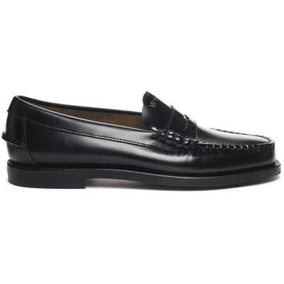 Moc Woman CLASSIC DAN TAG WOMAN Moccasin BLACK- WHITE WHITE SOCKS Photo (jpg Rgb)			
