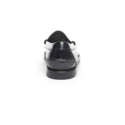 Moc Woman CLASSIC DAN TAG WOMAN Moccasin BLACK- WHITE WHITE SOCKS Detail (jpg Rgb)			