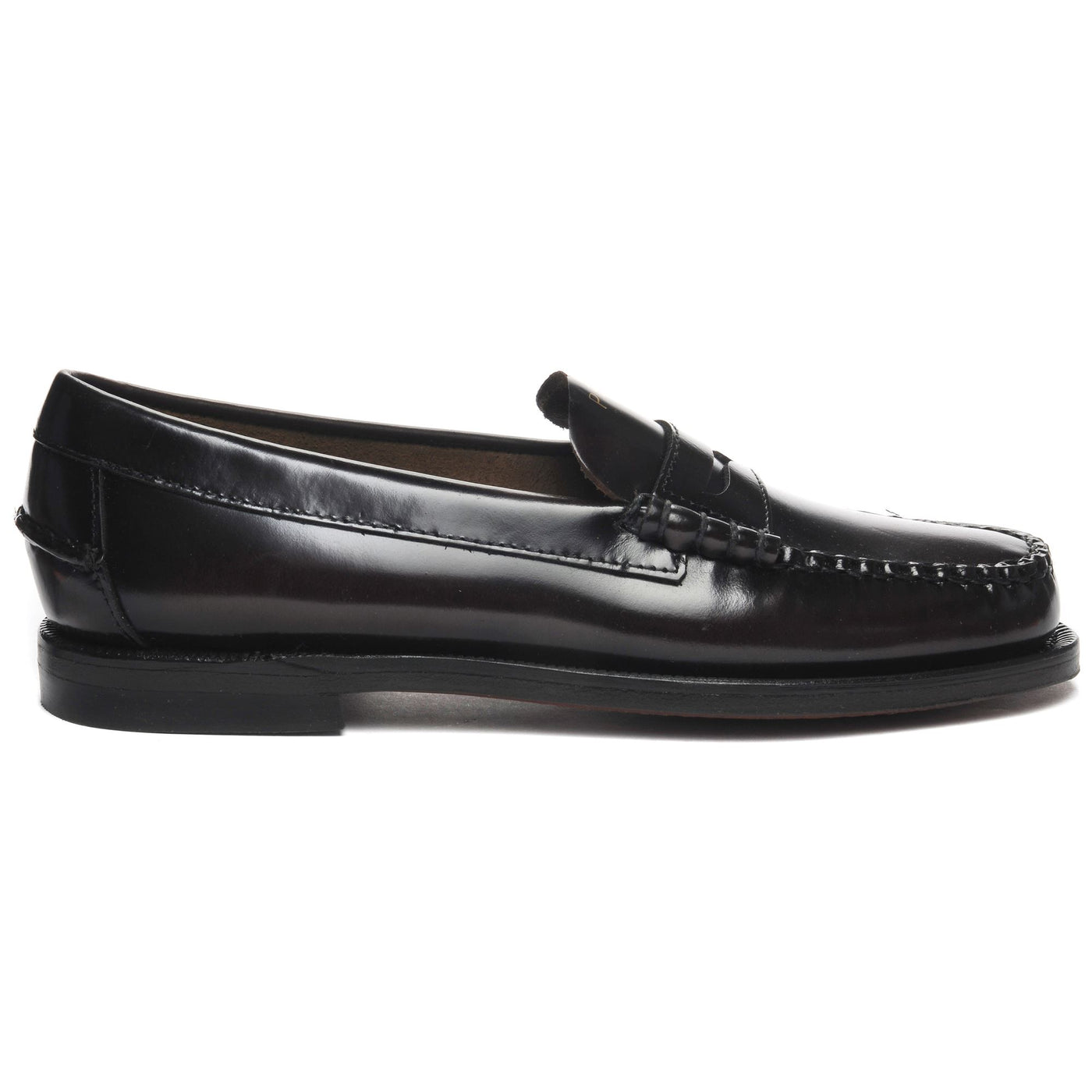 Moc Woman CLASSIC DAN TAG WOMAN Moccasin BROWN BURGUNDY- GOLD PENNY LOAFER Photo (jpg Rgb)			
