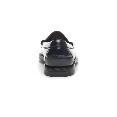 Moc Woman CLASSIC DAN TAG WOMAN Moccasin BLACK-WHITE LOVE-HATE Detail (jpg Rgb)			