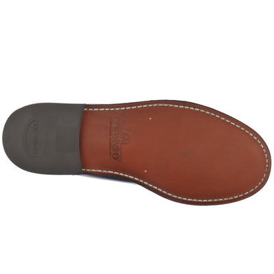 Moc Woman CLASSIC DAN TAG WOMAN Moccasin BLACK-WHITE LOVE-HATE Dressed Front (jpg Rgb)	