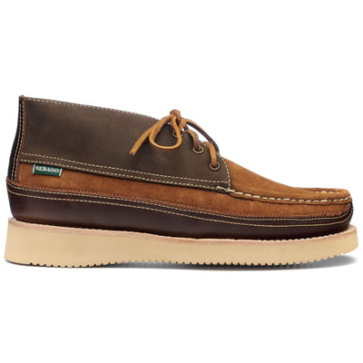 Moc Man MIWAK Mid Cut BROWN-DKBROWN Photo (jpg Rgb)			