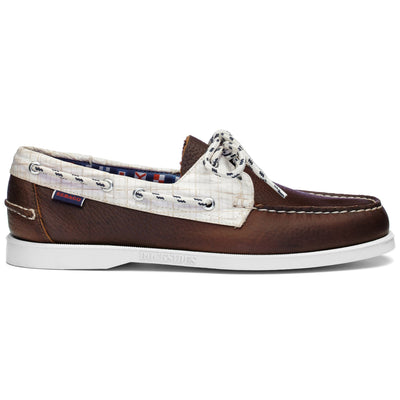 Docksides Man PORTLAND CLEW Mocassin BROWN-WHITE Photo (jpg Rgb)			