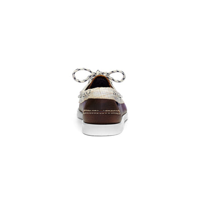Docksides Man PORTLAND CLEW Mocassin BROWN-WHITE Detail (jpg Rgb)			