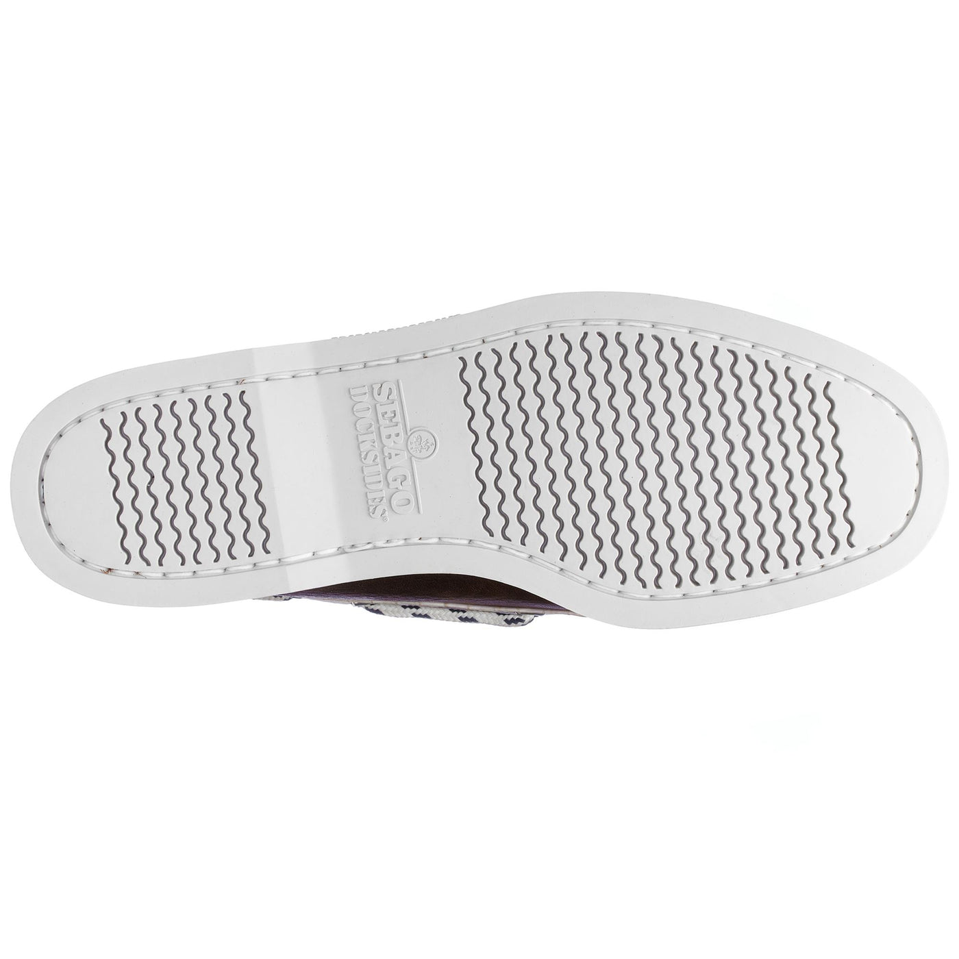 Docksides Man PORTLAND CLEW Mocassin BROWN-WHITE Dressed Front (jpg Rgb)	