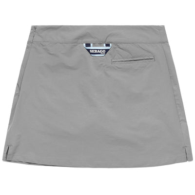 Skirts Woman CREW SKIRT Short GREY Dressed Front (jpg Rgb)	