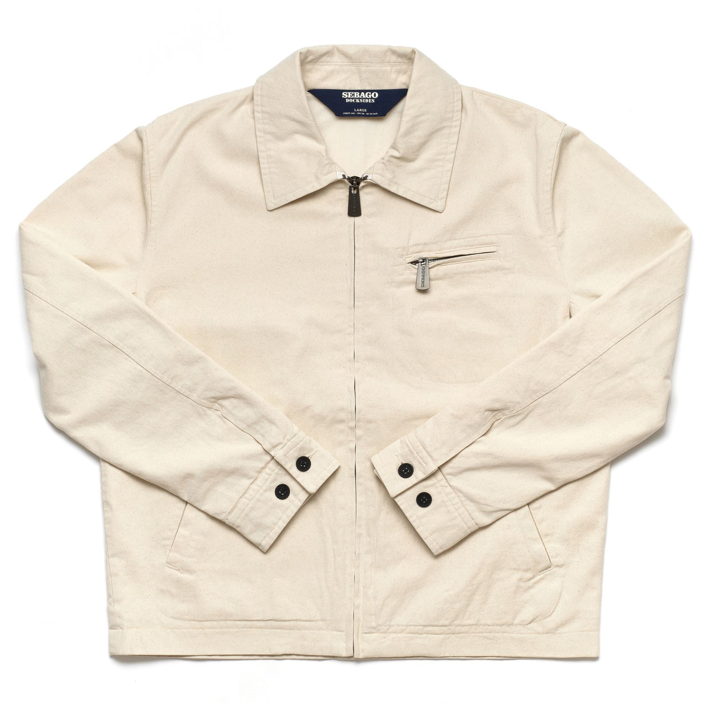 Jackets Man DECK TWILL Short BEIGE SWAN Photo (jpg Rgb)			