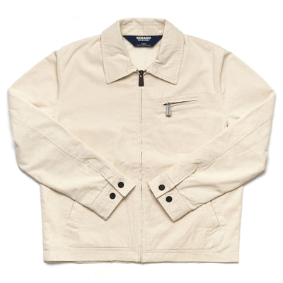 Jackets Man DECK TWILL Short BEIGE SWAN Photo (jpg Rgb)			