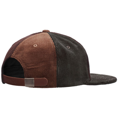 Headwear Unisex LYLYPOND Cap BROWN-GREEN-DK BROWN Dressed Front (jpg Rgb)	
