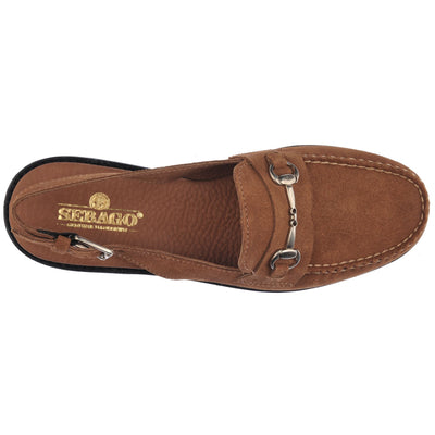 Moc Woman JOE SANDAL FLESH OUT WOMAN Moccasin BROWN COGNAC Dressed Back (jpg Rgb)		