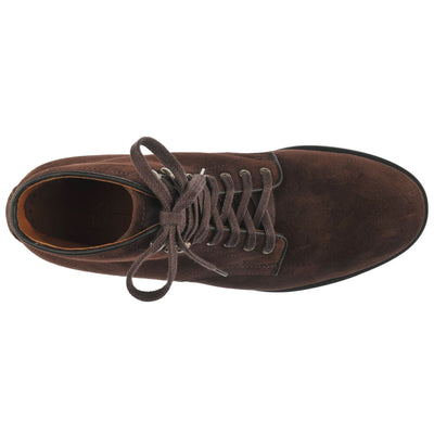 Ankle Boots Man ALFORD Laced DK BROWN Dressed Back (jpg Rgb)		