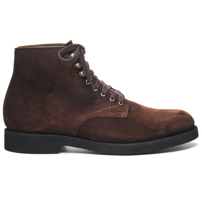 Ankle Boots Man ALFORD Laced DK BROWN Photo (jpg Rgb)			