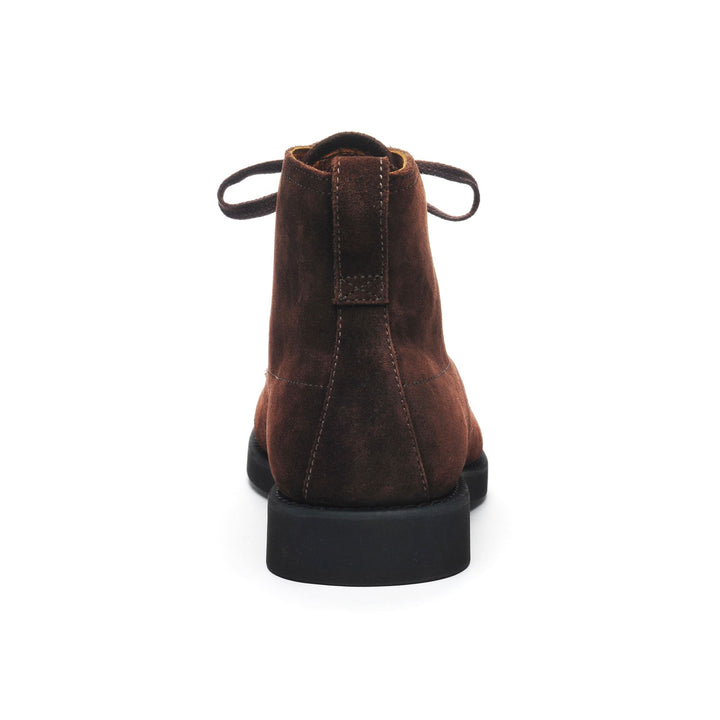 Ankle Boots Man STERLING Laced DK BROWN Detail (jpg Rgb)			