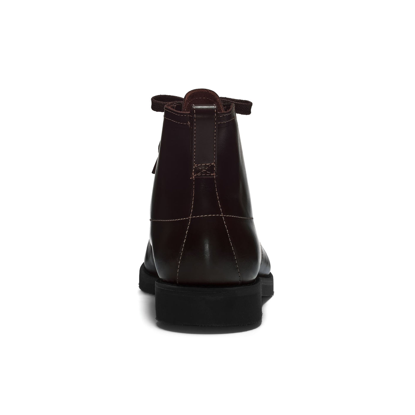 Ankle Boots Man YARMOUTH PULL UP Laced DK BROWN Detail (jpg Rgb)			