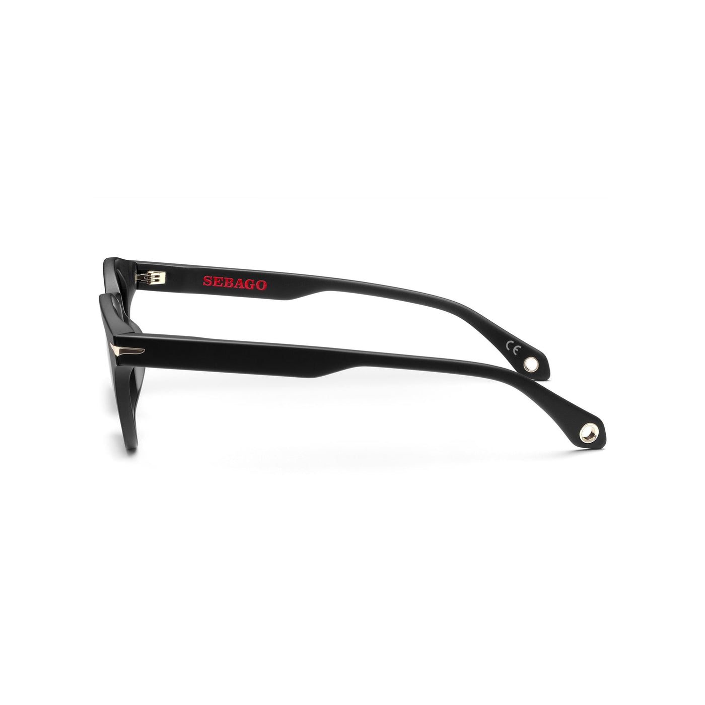 Glasses Unisex DAN Sunglasses BLACK - SG3 Dressed Front (jpg Rgb)	
