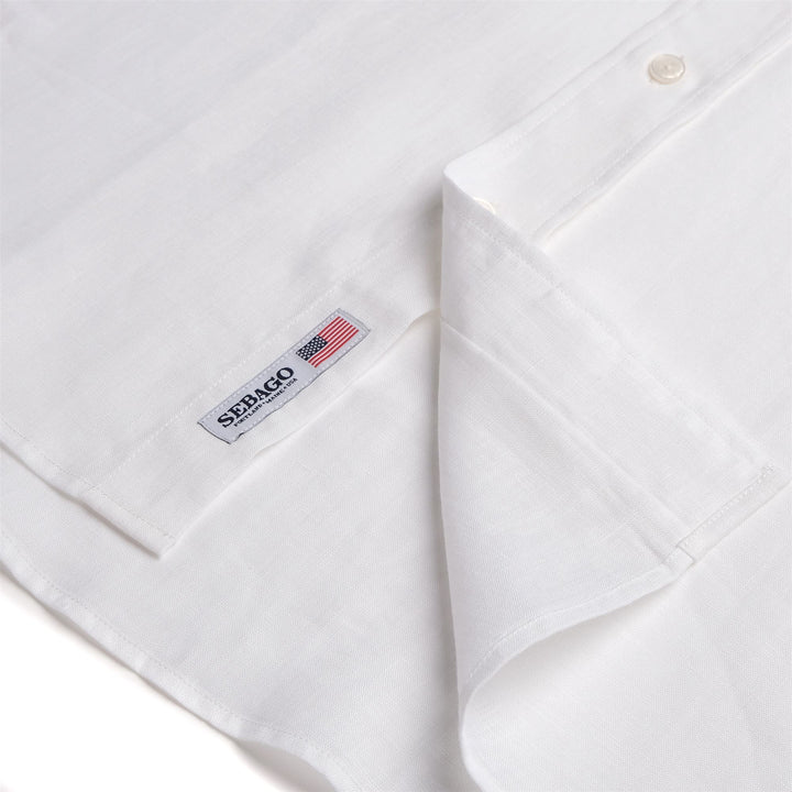 SHIRTS Unisex OSBORN Button  Down WHITE Dressed Side (jpg Rgb)		