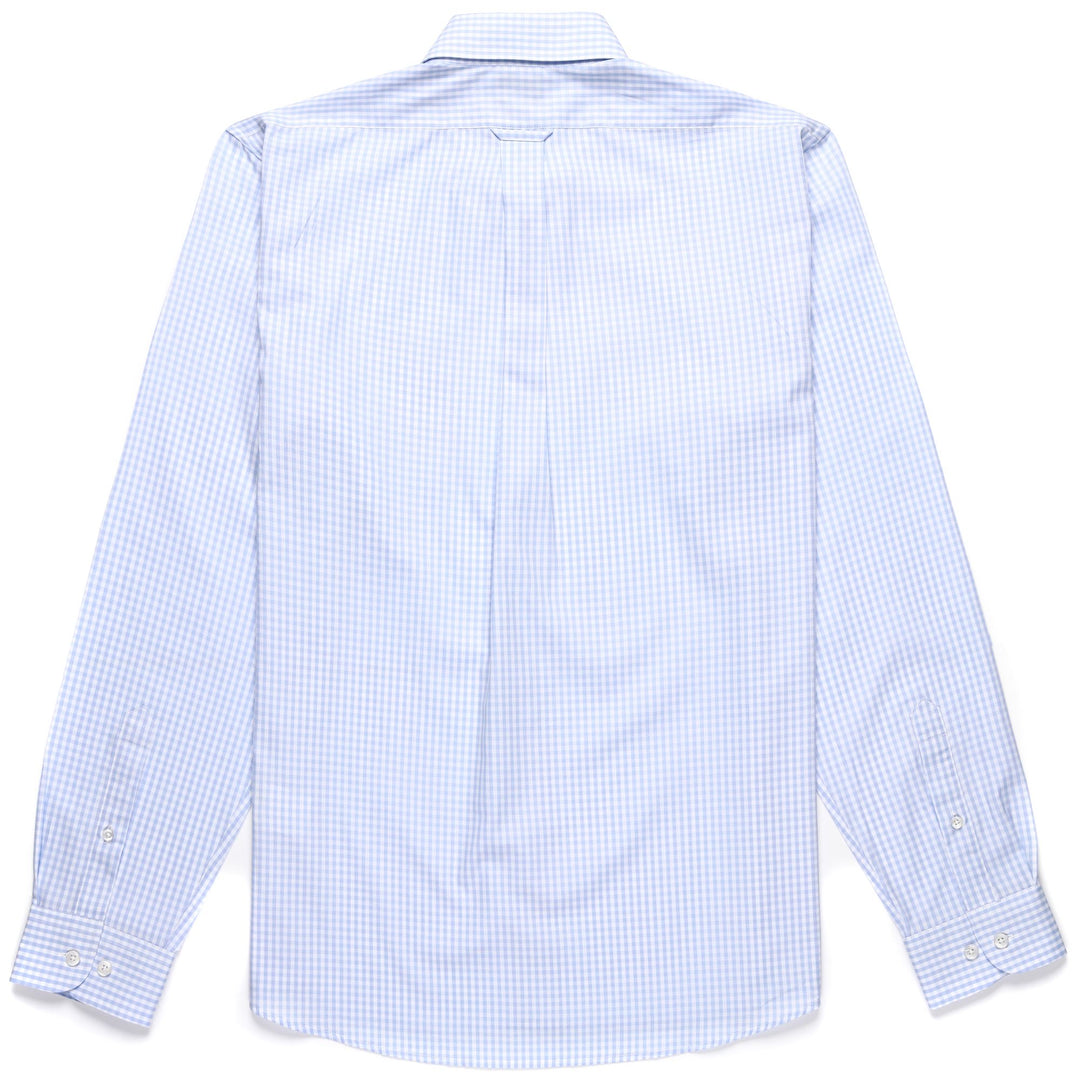SHIRTS Unisex OAKFIELD Button  Down WHITE-SKY Dressed Front (jpg Rgb)	