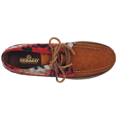 Moc Man MIWAK AZTEC Mid Cut DK BROWN-COGNAC-NAVAJO Dressed Back (jpg Rgb)		