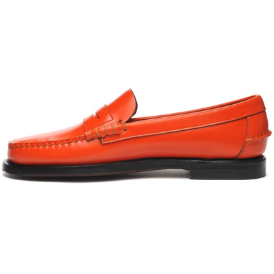 Moc Woman DAN OUTSIDES WOMAN Moccasin ORANGE OUTSIDERS Dressed Side (jpg Rgb)		