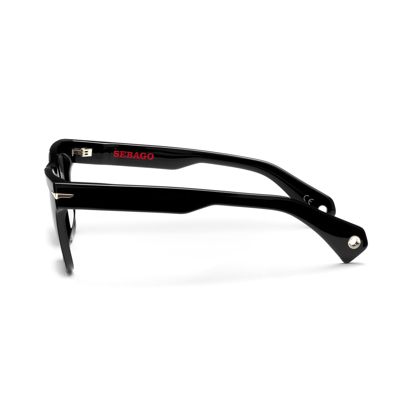 Glasses Unisex PAUL Sunglasses BLACK - SG3 Dressed Front (jpg Rgb)	