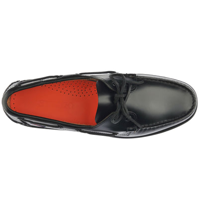 Docksides Man DOCKSIDES PORTLAND MOC SOFT Mocassin TOTAL BLACK Dressed Back (jpg Rgb)		