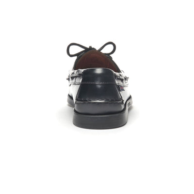 Docksides Man DOCKSIDES PORTLAND MOC SOFT Mocassin TOTAL BLACK Detail (jpg Rgb)			