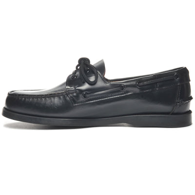 Docksides Man DOCKSIDES PORTLAND MOC SOFT Mocassin TOTAL BLACK Dressed Side (jpg Rgb)		