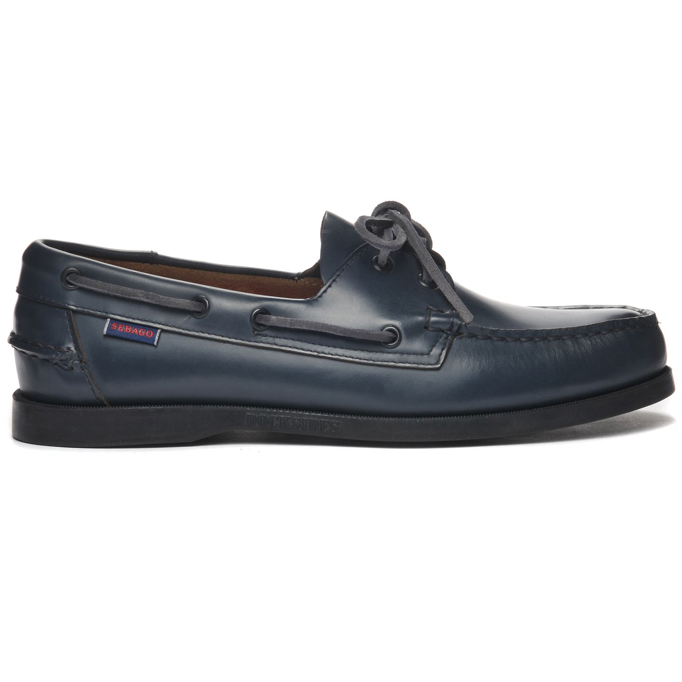 Docksides Man DOCKSIDES PORTLAND MOC SOFT Mocassin BRILLIANT BLUE-BLACK Photo (jpg Rgb)			