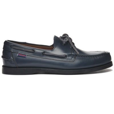 Docksides Man DOCKSIDES PORTLAND MOC SOFT Mocassin BRILLIANT BLUE-BLACK Photo (jpg Rgb)			