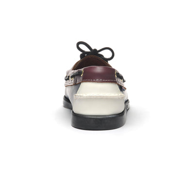 Docksides Man DOCKSIDES PORTLAND MOC SOFT Mocassin ROYAL BLUE- WHITE- GARNET- BLACK Detail (jpg Rgb)			