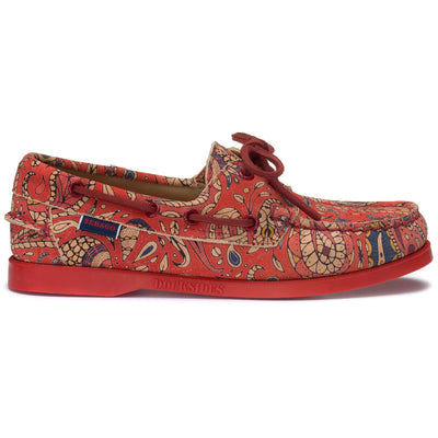 Docksides Woman DOCKSIDES PAISLEY WOMAN Mocassin RED PAISLEY Photo (jpg Rgb)			