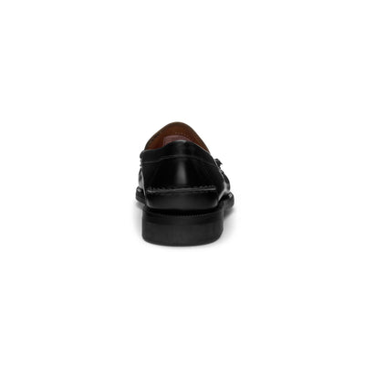 Moc Man DAN TRIPLE FRINGE Moccasin BLACK Detail (jpg Rgb)			