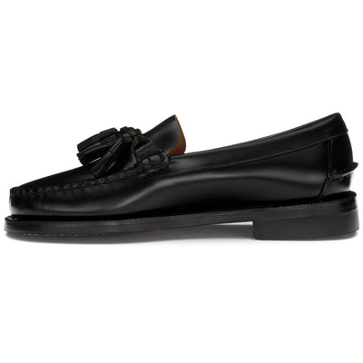 Moc Man WILL TRIPLE TASSEL Moccasin BLACK Dressed Side (jpg Rgb)		