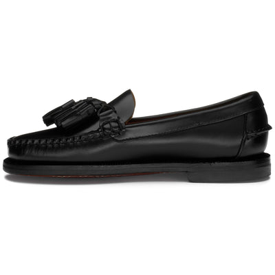 Moc Woman WILL TRIPLE TASSEL WOMAN Moccasin BLACK Dressed Side (jpg Rgb)		