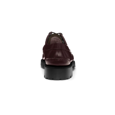 Moc Man JAMES LUG BICOLOR Moccasin GARNET-BLACK Detail (jpg Rgb)			
