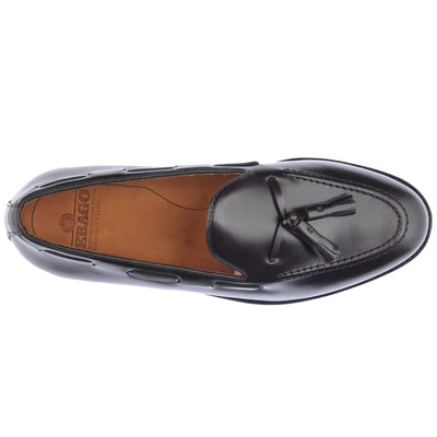 Moc Man MEDFORD GYW Moccasin BROWN BURGUNDY Dressed Back (jpg Rgb)		