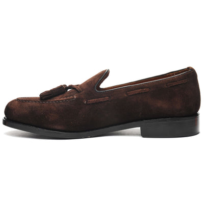 Moc Man MEDFORD SUEDE GYW Moccasin DK BROWN Dressed Side (jpg Rgb)		