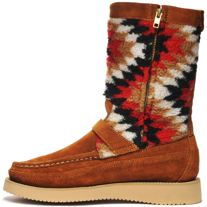 Boots Man THIPI SUEDE AZTEC Boot BROWN COGNAC- NAVAJO Dressed Side (jpg Rgb)		