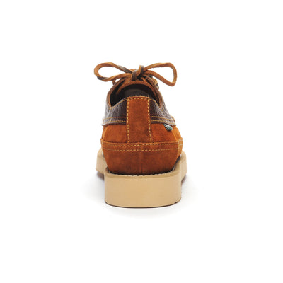Moc Man MAKWA MEX Low Cut DKBROWN-COGNAC-BEIGE Detail (jpg Rgb)			