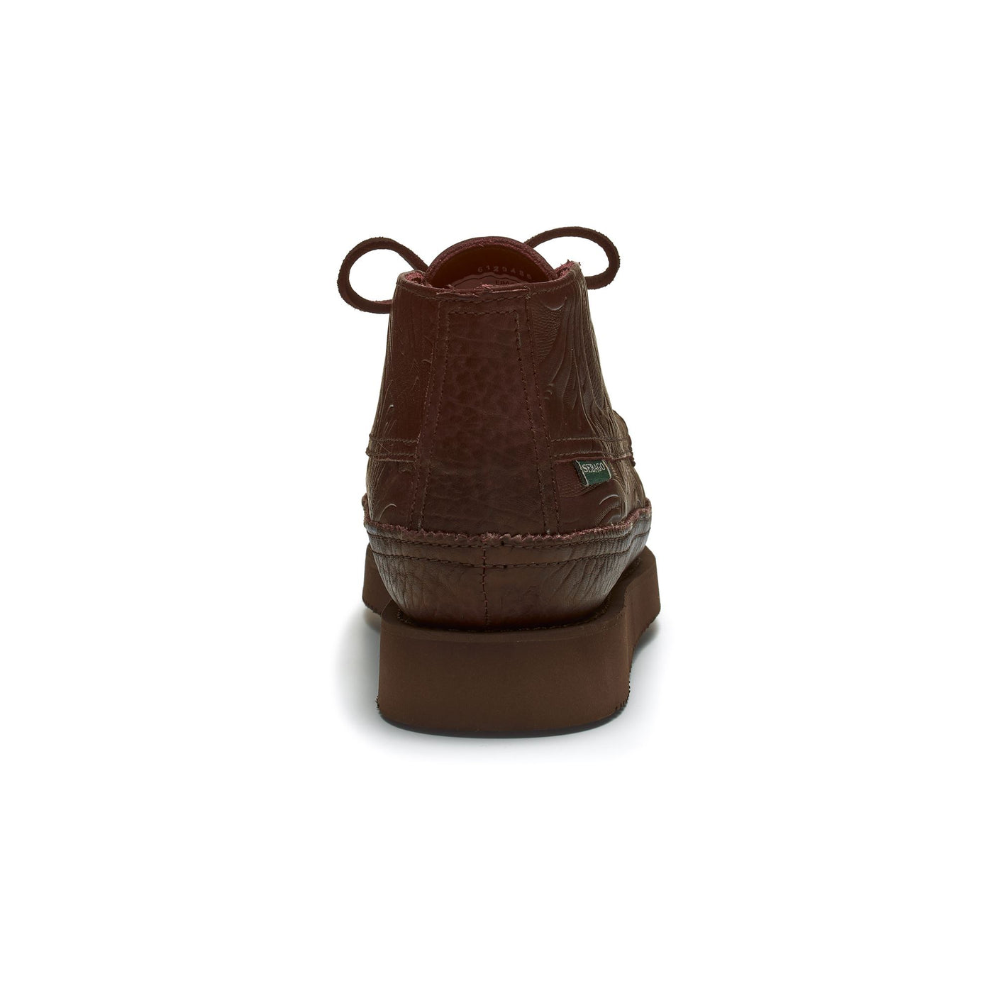Moc Man MIWAK CANOE MOC MEX Mid Cut TOTAL DK BROWN Detail (jpg Rgb)			