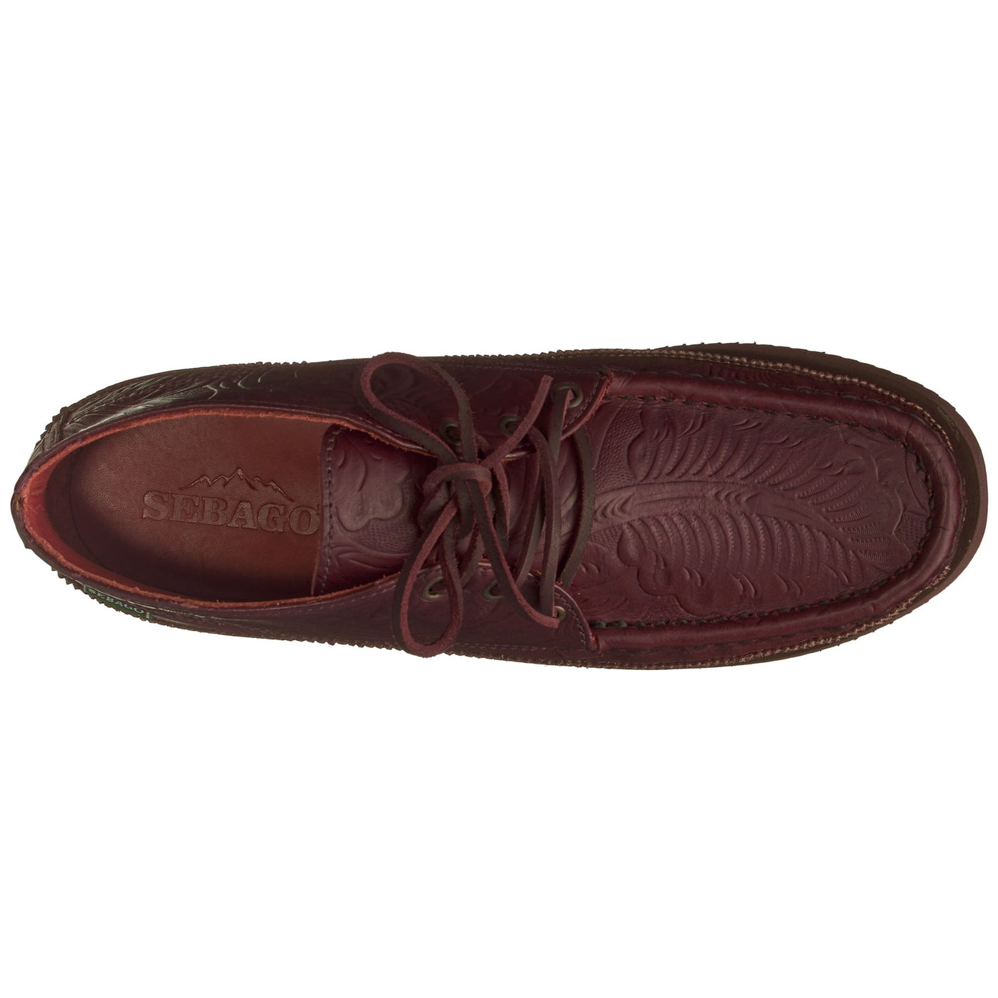 Moc Man MIWAK CANOE MOC MEX Mid Cut TOTAL DK BROWN Dressed Back (jpg Rgb)		