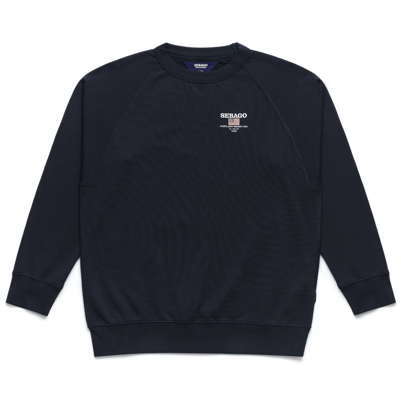 Fleece Man BOW LT. EMBY Jumper Blue Marine | Sebago Photo (jpg Rgb)			