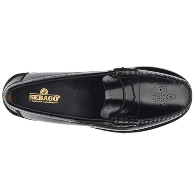 Moc Woman DAN PERF WOMAN Moccasin BLACK Dressed Back (jpg Rgb)		