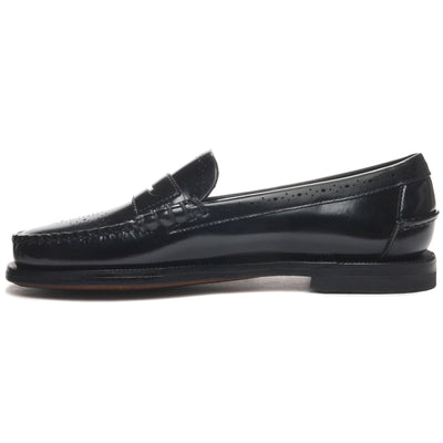 Moc Woman DAN PERF WOMAN Moccasin BLACK Dressed Side (jpg Rgb)		