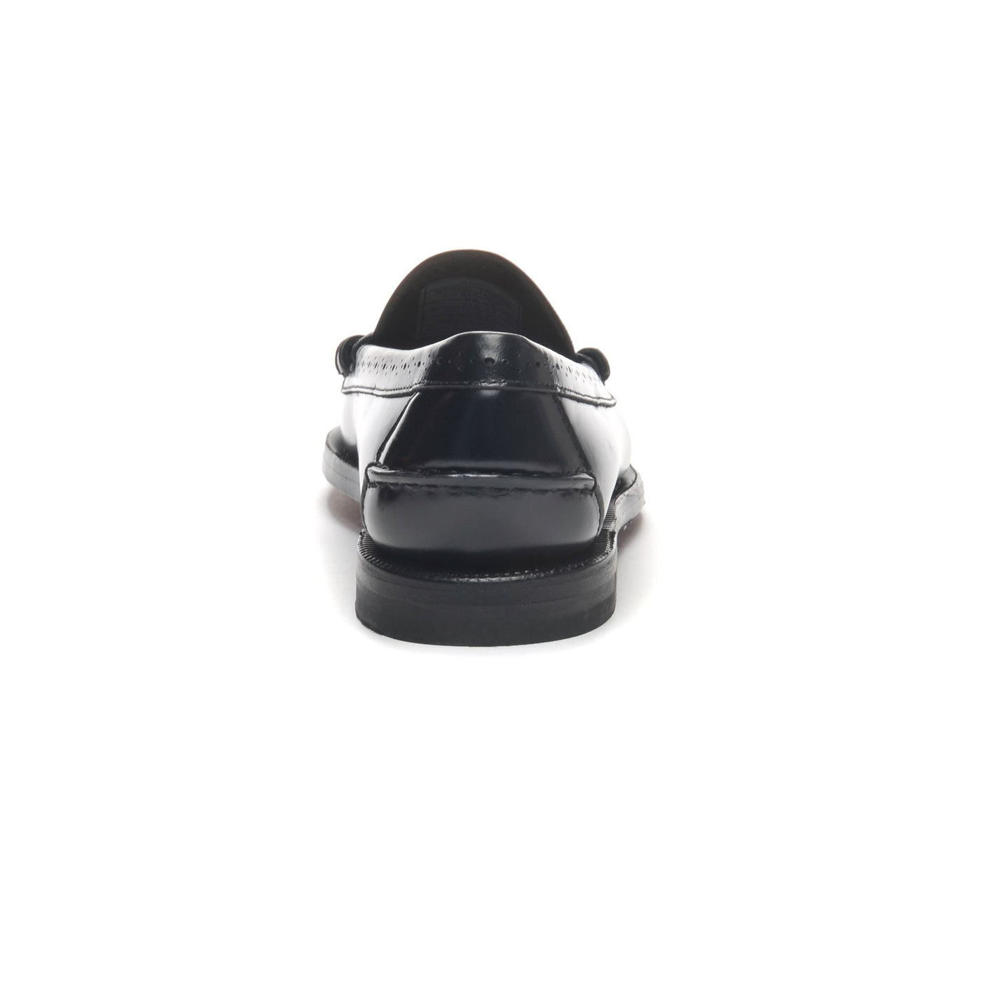 Moc Woman DAN PERF WOMAN Moccasin BLACK Detail (jpg Rgb)			